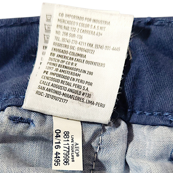 EUC American Eagle AEO Shorts Sz. 6 Mid Rise Super Stretch Twill Casual Summer - Picture 8 of 10